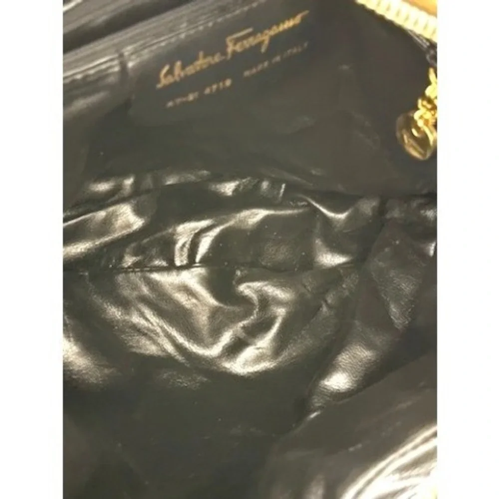 Salvatore Ferragamo Gancini Suede Shoulder Bag‎ Taupe Gold Hardware NWOT
